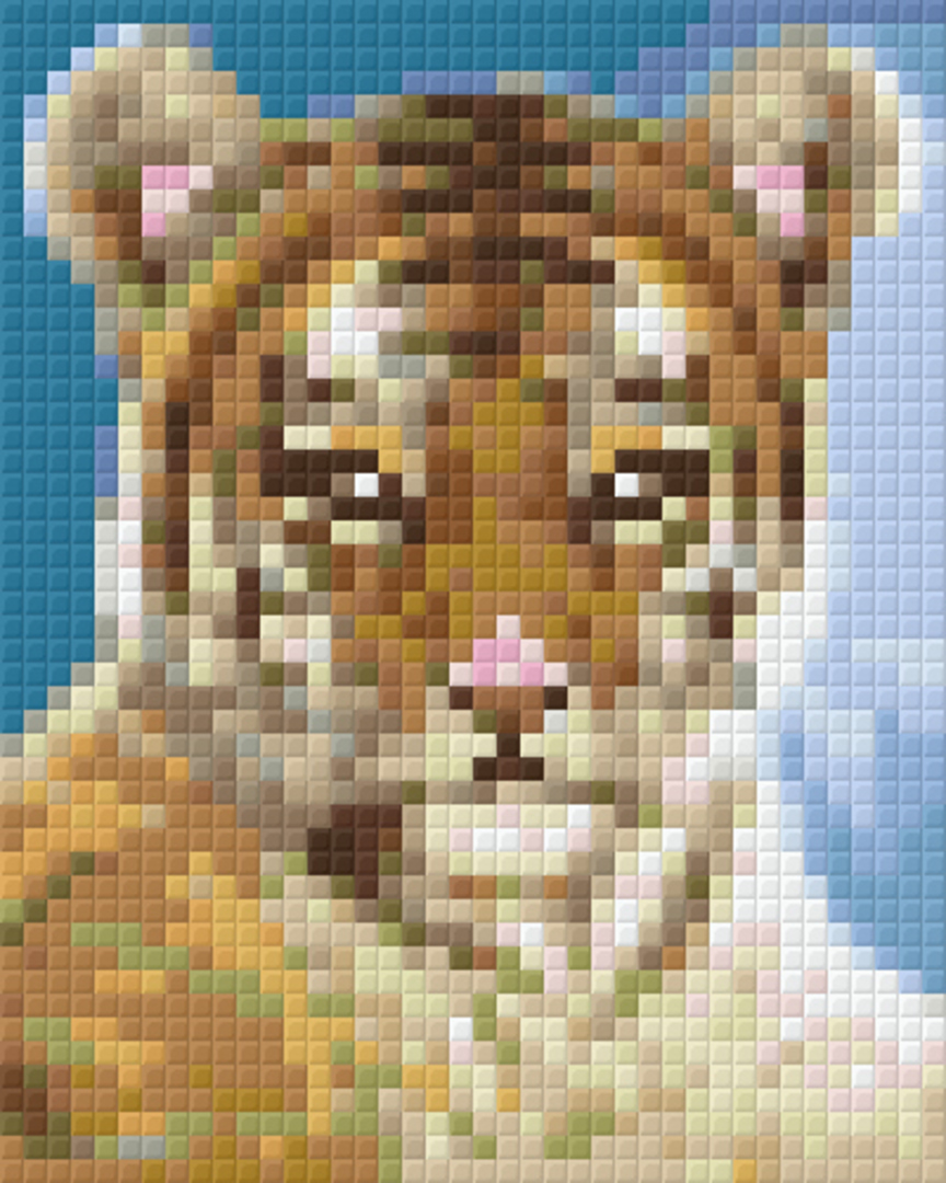 Tiger Baby One [1] Baseplate PixelHobby Mini-mosaic Art Kit image 0